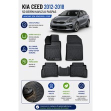 PINUKS Kıa Ceed 2013  Model Uyumlu 5d Araca Özel Oto Paspas Premium Serisi