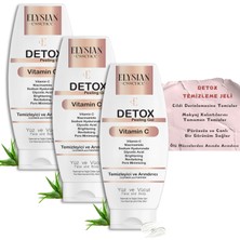 Odea Elysian Essence Detox Peeling Jel 3'lü Set | Ölü Hücre Arındırıcı Temizleme Jeli | Yüz ve Vücut Temizleyici | Aha Bha, Vitamin C, Niacinamide