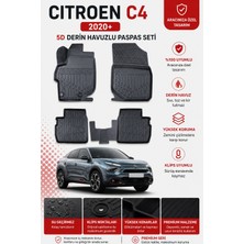 PINUKS Citroen  C4 2025  Model Uyumlu 5d Araca Özel Oto Paspas Premium Serisi