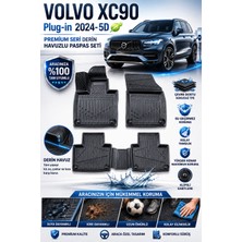 PINUKS Volvo XC90 Plug-In 2025  Model Uyumlu 5d Araca Özel Oto Paspas Premium Serisi