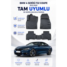 PINUKS Bmw  4 Serisi F32 Coupe 2015  Model Uyumlu 5d Araca Özel Oto Paspas Premium Serisi
