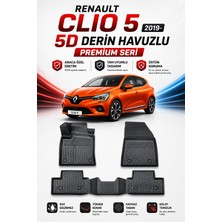 PINUKS Renault  Clio 5 2022  Model Uyumlu 5d Araca Özel Oto Paspas Premium Serisi