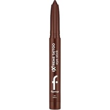 Odea Flormar Extreme Tattoo Mat Asansörlü Kalemtıraşlı Jel Göz Kalemi & Far Stick - 003 Cocoa