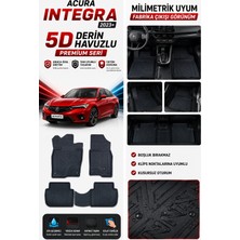 PINUKS Acura Integra 2023  Model Uyumlu 5d Araca Özel Oto Paspas Premium Serisi