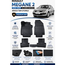 PINUKS Renault  Megane 2  2008  Model Uyumlu 5d Araca Özel Oto Paspas Premium Serisi