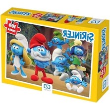 Odea 100 Parça Çocuk Puzzle - Şirinler Lisanslı Eğlenceli Yapboz