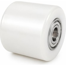 Odea (1 Adet) Emes Bilyalı Poliamid Beyaz Renkli Yedek Teker 80X70X20 mm