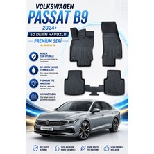 PINUKS Volkswagen Passat B9 2025  Model Uyumlu 5d Araca Özel Oto Paspas Premium Serisi