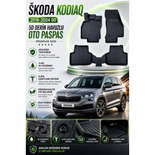 PINUKS Skoda Kodiaq 2023  Model Uyumlu 5d Araca Özel Oto Paspas Premium Serisi