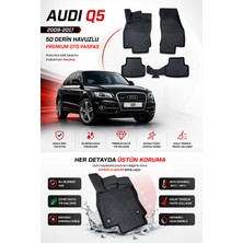 PINUKS Audi Q5 2009-2010-2011   Model Uyumlu 5d Araca Özel Oto Paspas Premium Serisi