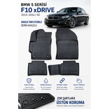 PINUKS Bmw 5 Serisi F10 Xdrıve 2013-2014-2015 B Model Uyumlu 5d Araca Özel Oto Paspas Premium Serisi