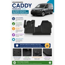PINUKS Volkswagen Caddy Panelvan 2022  Model Uyumlu 5d Araca Özel Oto Paspas Premium Serisi