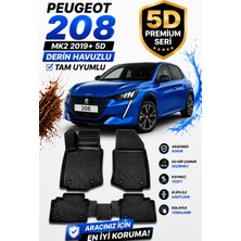 PINUKS Peugeot 208 Mk2 2022  Model Uyumlu 5d Araca Özel Oto Paspas Premium Serisi