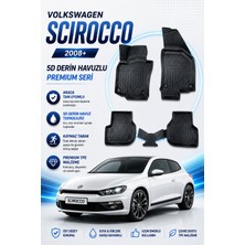 PINUKS Volkswagen Scirocco 2008-  Model Uyumlu 5d Araca Özel Oto Paspas Premium Serisi