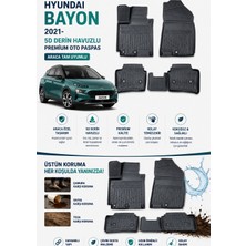 PINUKS Hyundai Bayon 2022  Model Uyumlu 5d Araca Özel Oto Paspas Premium Serisi