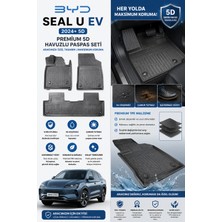 PINUKS Byd  Seal U Ev 2025  Model Uyumlu 5d Araca Özel Oto Paspas Premium Serisi