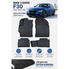PINUKS Bmw 3 Serisi F30 2012-2013-2014-2015  Model Uyumlu 5d Araca Özel Oto Paspas Premium Serisi