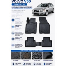PINUKS Volvo  V50 2005  Model Uyumlu 5d Araca Özel Oto Paspas Premium Serisi