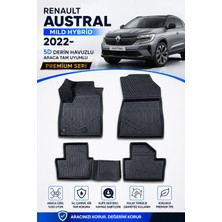 PINUKS Renault  Austral Mild Hybrid 2022-  Model Uyumlu 5d Araca Özel Oto Paspas Premium Serisi