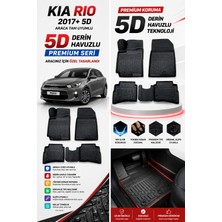 PINUKS Kıa Rıo 2022  Model Uyumlu 5d Araca Özel Oto Paspas Premium Serisi