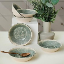 Odea Keramika Maya Hitit Yemek Tabağı 18 cm 6 Adet - 20790
