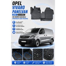 PINUKS Opel Vivaro Panelvan 2025  Model Uyumlu 5d Araca Özel Oto Paspas Premium Serisi