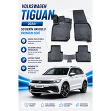 PINUKS Volkswagen Tiguan 2025  Model Uyumlu 5d Araca Özel Oto Paspas Premium Serisi