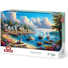 Odea Art Puzzle Mutlu Yelkenler Kasabası 260 Parça Puzzle