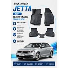 PINUKS Volkswagen Jetta 2012  Model Uyumlu 5d Araca Özel Oto Paspas Premium Serisi