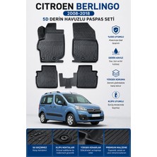 PINUKS Citroen  Berlingo 2017  Model Uyumlu 5d Araca Özel Oto Paspas Premium Serisi
