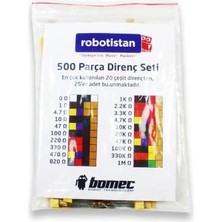 Odea Robotistan 1/4 W Direnç Kiti (500 Adet)