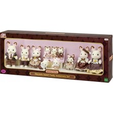 Odea Sylvanian Families Çikolata Kulaklı Tavşan Ailesi Yıldönümü Seti