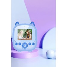 Odea Torima Cmr-21 Mavi Dijital Video Kayıt Fotoğraf Çocuk Kamerası Termal Resim Kağıt Baskılı Yazıcı