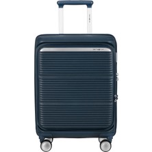 Samsonite Paralux Lacivert 55/20 Körüklü Kabin Boy Sert Valiz