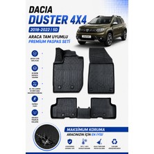 PINUKS Dacia  Duster 4x4 2021  Model Uyumlu 5d Araca Özel Oto Paspas Premium Serisi