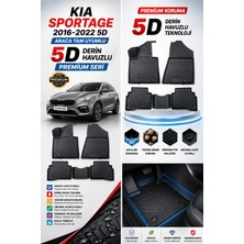PINUKS Kia  Sportage 2016  Model Uyumlu 5d Araca Özel Oto Paspas Premium Serisi