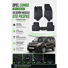 PINUKS Opel Combo 2011-2012-2013  Model Uyumlu 5d Araca Özel Oto Paspas Premium Serisi