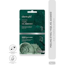 Odea Dermokil Peeling Etkili Yeşil Kil Maskesi 2x 7.5 ml