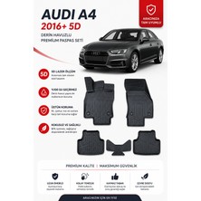 PINUKS Audi A4 2019  Model Uyumlu 5d Araca Özel Oto Paspas Premium Serisi