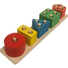 Odea Bakgelal Eğitici Ahşap 5’li Bul Tak