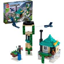 Odea Lego® Minecraft™ Gökyüzü Kulesi 21173 - Bir Pilot, 2 Uçan Hayalet ve Bir Kedi Içeren Eğlenceli Uçan Adalar Oyuncak Yapım Seti (565 Parça)
