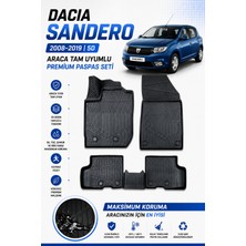 PINUKS Dacıa  Sandero 2012  Model Uyumlu 5d Araca Özel Oto Paspas Premium Serisi