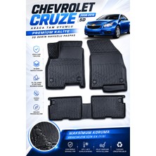 PINUKS Chevrolet  Cruze 2010-2011-2012  Model Uyumlu 5d Araca Özel Oto Paspas Premium Serisi