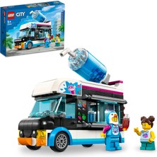 Odea Lego® City Penguen Buzlaş Arabası 60384-5 Yaş ve Üzeri Çocuklar Için Seyyar Satıcı Oyuncak Yapım Seti (194 Parça)