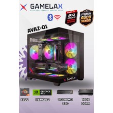 Gamelax Ayaz-01 Amd Ryzen5 5600 RTX5060 8gb 16GB Ddr4 Ram 512GB M.2 SSD Wi-Fi-Bluetooth Masaüstü Gaming Bilgisayarı