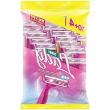 Odea Çift Bıçaklı Kadın Tıraş Bıçağı 10+4 Adet Paket