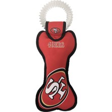 Odea Nfl San Francisco 49ERS Squeaker ile Diş Köpek Römorkör Oyuncak. Sağlıklı Eğlence, Diş Çıkarma ve Temizlik Evcil Hayvanın Dişlerini ve Sakızı Için Sert Pet Oyuncak.