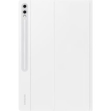 Odea Samsung Galaxy Tab S10 Ultra / S9 Ultra Klavyeli Mousepadli Kılıf (Galaxy Aı) (Beyaz)
