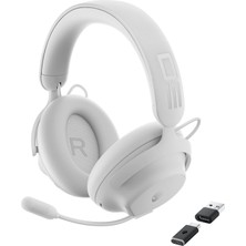 Odea Alienware Pro Kablosuz Oyun Kulaklığı – Beyaz – 545-BBFT Kablolu/kablosuz, Bluetooth 5.3, 15 Dakika Hızlı Şarj, Ses Çıkışı 20 Hz, Pil Konuşma Süresi (Anc Açık) 24 Saate Kadar (Bluetooth) Lunar Light