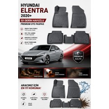 PINUKS Hyundai Elantra 2024  Model Uyumlu 5d Araca Özel Oto Paspas Premium Serisi